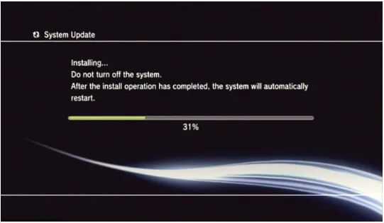 Figure 1-8. Look familiar? System updates from a PS3 require user attention and initiation