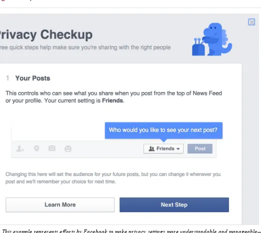 Figure 1-10. This example represents efforts by Facebook to make privacy settings more understandable and manageable—agreat improvement from earlier times