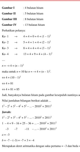 Gambar I: 4 bulatan hitam