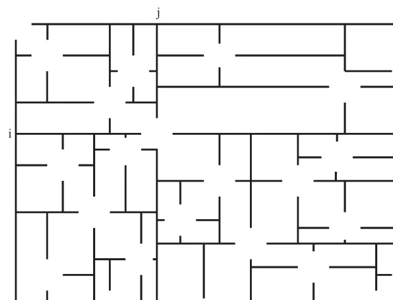 Figure 11.7: Partitioning a room of the maze.