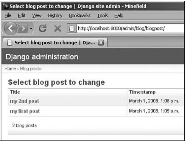 Figure 2.9 Much better Making Your Blog’s Public Side
