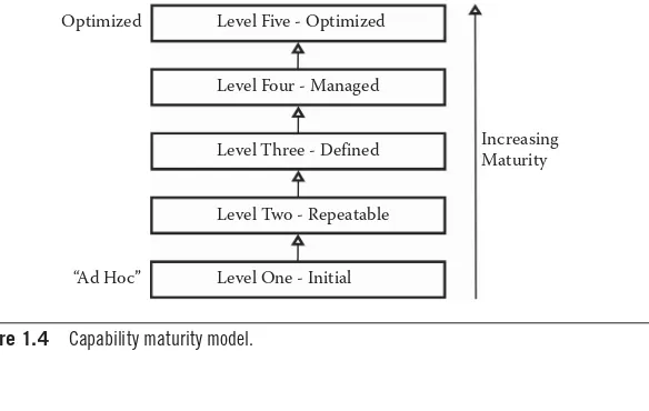 Figure 1.4 Capability maturity model.