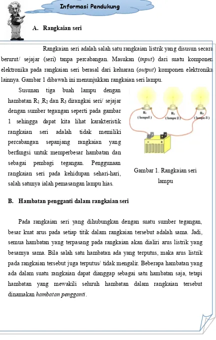 Gambar 1. Rangkaian seri