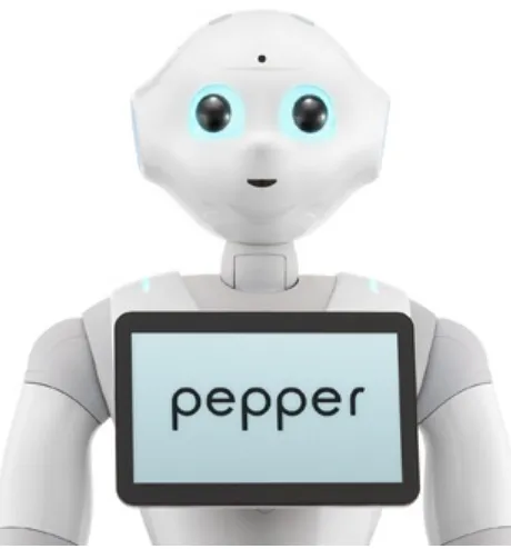 Figure 2-1. SoftBank’s Pepper, a humanoid robot that takes its surroundings into consideration.