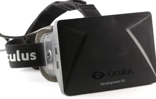 Figure 1-2. The Oculus Rift DK1 headset—arguably responsible for the rebirth of VR
