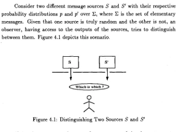 Figure 4.1: Distinguishing Two Sources S and S' 
