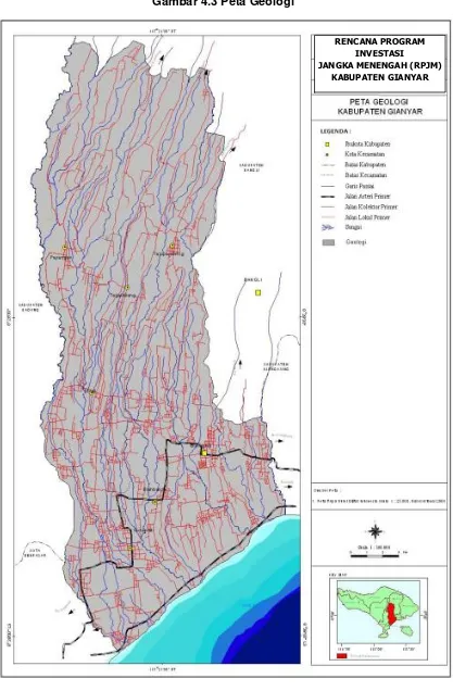 Gambar 4.3 Peta Geologi 