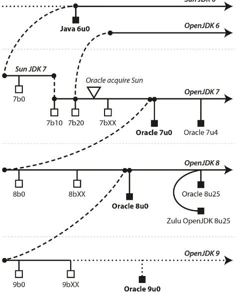 Figure 1-1. The OpenJDK branching process