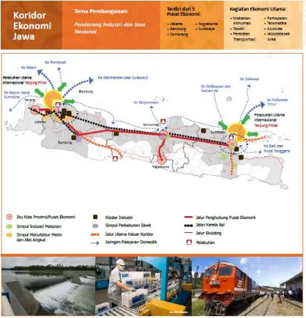 Gambar 4.4. Kawasan Perhatian Investasi Koridor Jawa MP3EI 