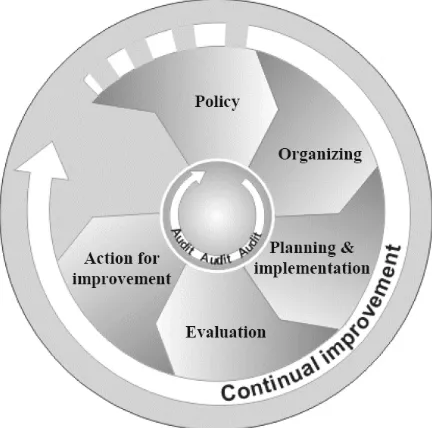 Fig 1 – Main elements of the ILO-OSH 2001 system 