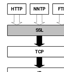 Figure 1-5  SSL can add security to applications other than HTTP. 