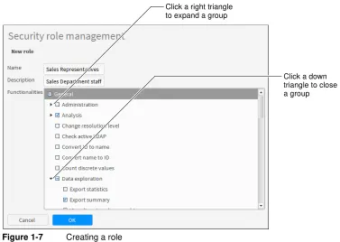 Figure 1-7Creating a role