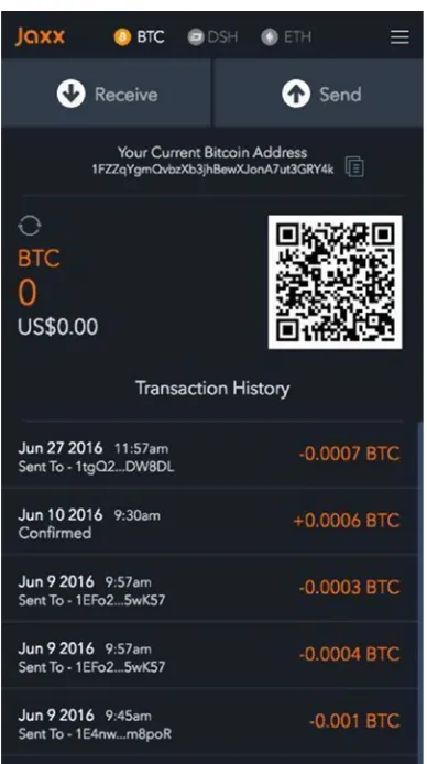 Figure 2-9. Jaxx is probably your best bet for wallet applications that run on iOS and Android