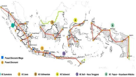 Gambar 2.2  Masterplan Percepatan dan Perluasan Pembangunan Ekonomi Indonesia 