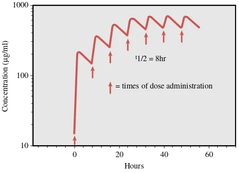 Figure 5.4 shows a representative time–concentration
