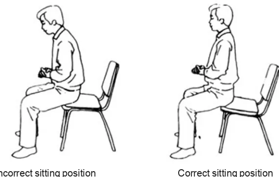 Fig. 2.2  Sitting Position