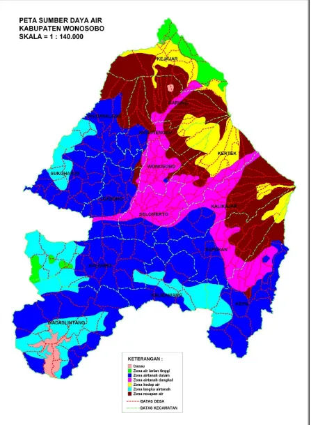 Gambar 2.3 Peta Sumberdaya Air Kabupaten Wonosobo 
