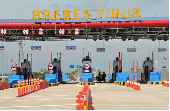 Gambar 5. Gerbang Tol Brebes Timur