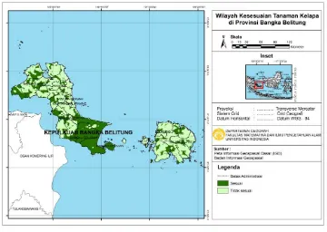Gambar 5. Peta Curah Hujan Provinsi Bangka Belitung 