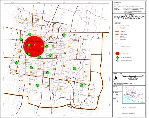 Gambar 5.1Struktur Ruang Kota Yogyakarta 