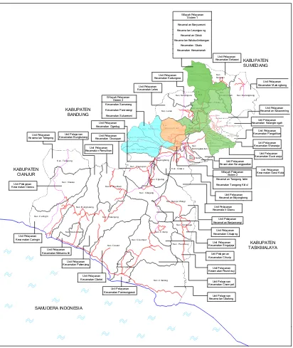 Gambaran tentang sistem pelayanan air minum di Kabupaten Garut dapat dilihat padaGambar 7.1 berikut ini.