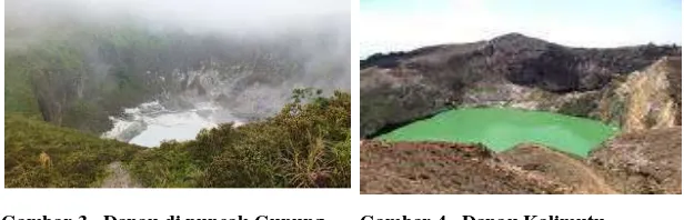 Gambar. 1 Awan panas letusan gunung berapi   Gambar. 2 Awan panas letusan gunung berapi 