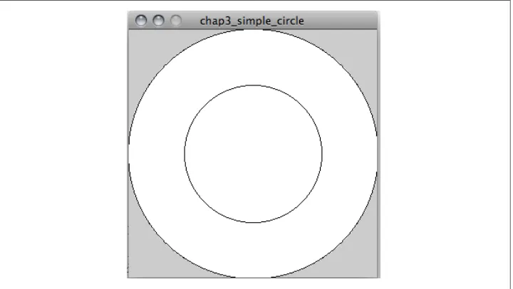 Figure 3-3. The demo application drawing circles
