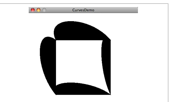 Figure 3-5. Running the curve-drawing sample