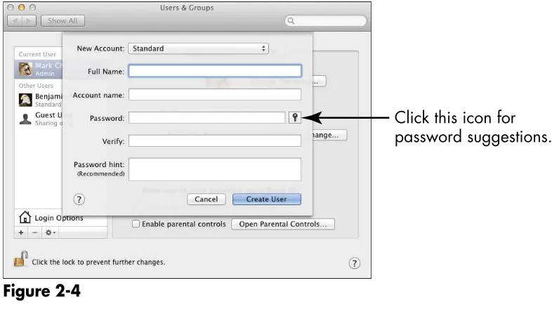  Figure 2-4 If the New User button is grayed out, the Users & 