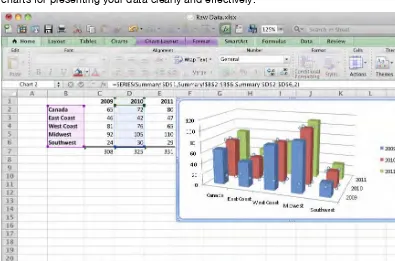 Figure 1–2. Each Microsoft Excel workbook contains as many worksheets as you need for entering and analyzing your data