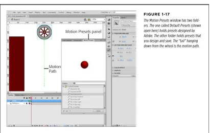 FIGURE 1-17The Motion Presets window has two fold-