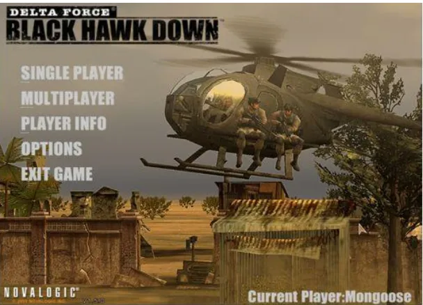 GAMBAR 2Cover In-Game Black Hawk Down
