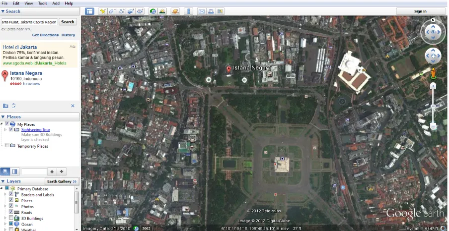 Gambar 5. Pemetaan Istana Negara
