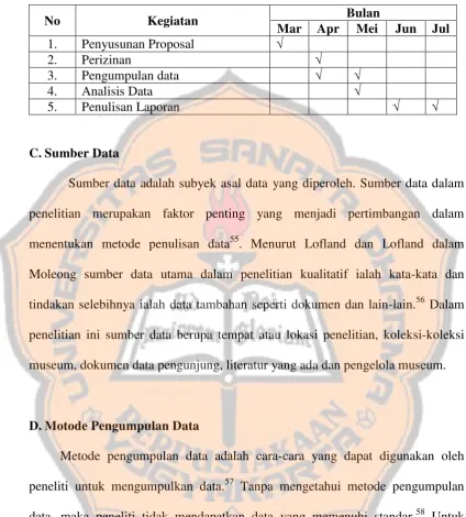 Table 1. Jadwal Penelitian 