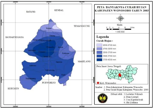Figure 3. Peta jenis tanah Kabupaten Wonosobo 