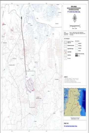 Gambar 1 Peta Lokasi PT. Kayan Kaltara Coal 