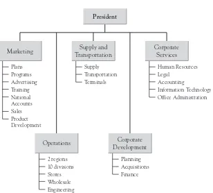 Figure C.2 Proposed Organizational Structure forPetrofuels