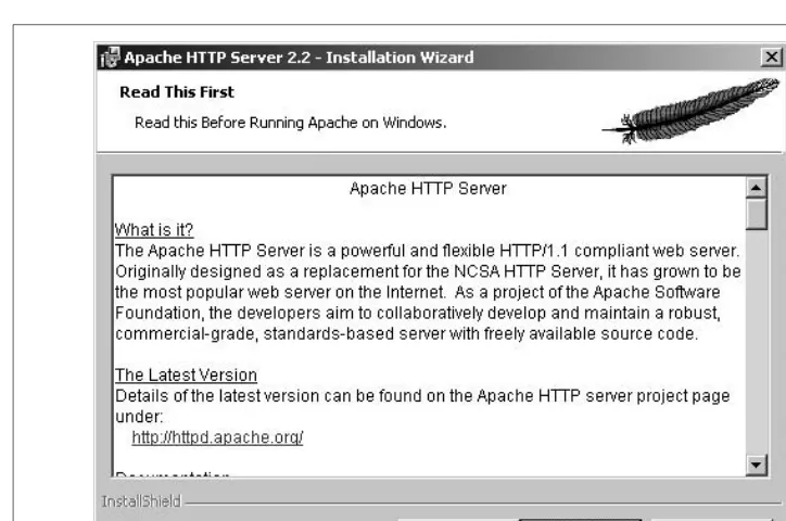 Figure 2-3. Apache HTTP Server information