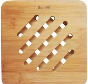 table. We love A trivet is a heat resistant pad that you place hot dishes on, so you don’t burn your Bambri’s bamboo trivets because they’re both functional and fashionable and do what they’re supposed to do