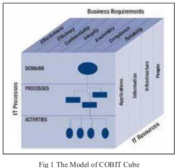 Fig 1 The Model of COBIT Cube 
