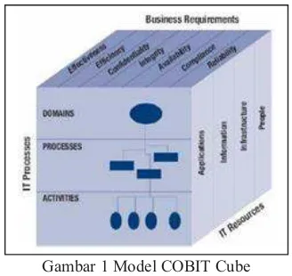 Gambar 1 Model COBIT Cube  
