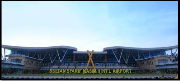 Gambar 2.10 Kenampakan Fisik Depan Bandara Sultan Syarif Kasim II 