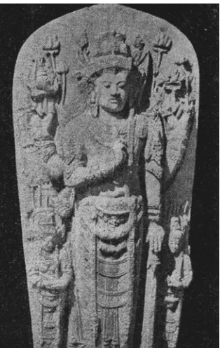 Gambar 5  Raden Wijaya, raja pertama Majapahit, digambarkan sebagai penitisan Dewa Syiwa dan Wisynu