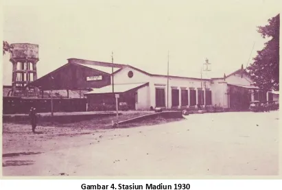 Gambar 4. Stasiun Madiun 1930 
