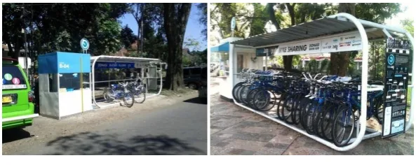 Gambar Bike sharing di Bandung Sumber: https://www.itdp.org/bringing-bandungs-bike-share-up-to-speed/ 