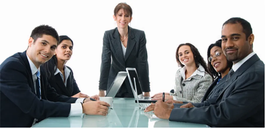 FIGURE 1.3  Businesspeople in a boardroom. As with Figure 1.2, this image was found in a few moments