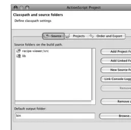 Figure 3-11. The Navigator panel fromwithin Eclipse after creating the recipeviewer project