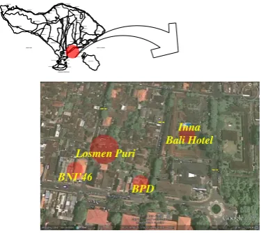 Gambar 1. Lokasi Losmen Puri 