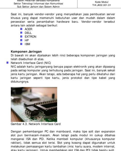 Gambar 4.3. Network Interface Card 