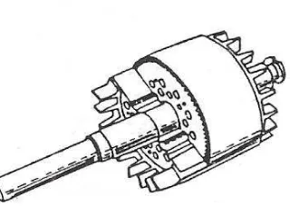 Gambar 2.13  Rotor Belitan 